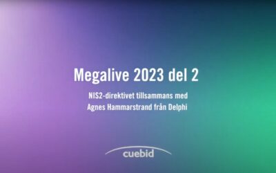 Megalive 2023 del 2 NIS2 med Agnes Hammarstrand