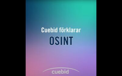 Cuebid förklarar OSINT