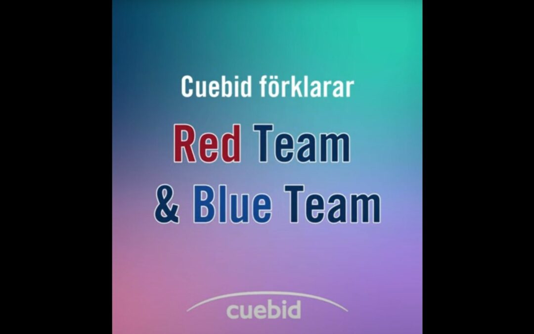 Cuebid förklarar Red Team Blue Team