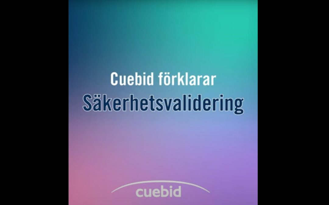 Cuebid förklarar Säkerhetsvalidering