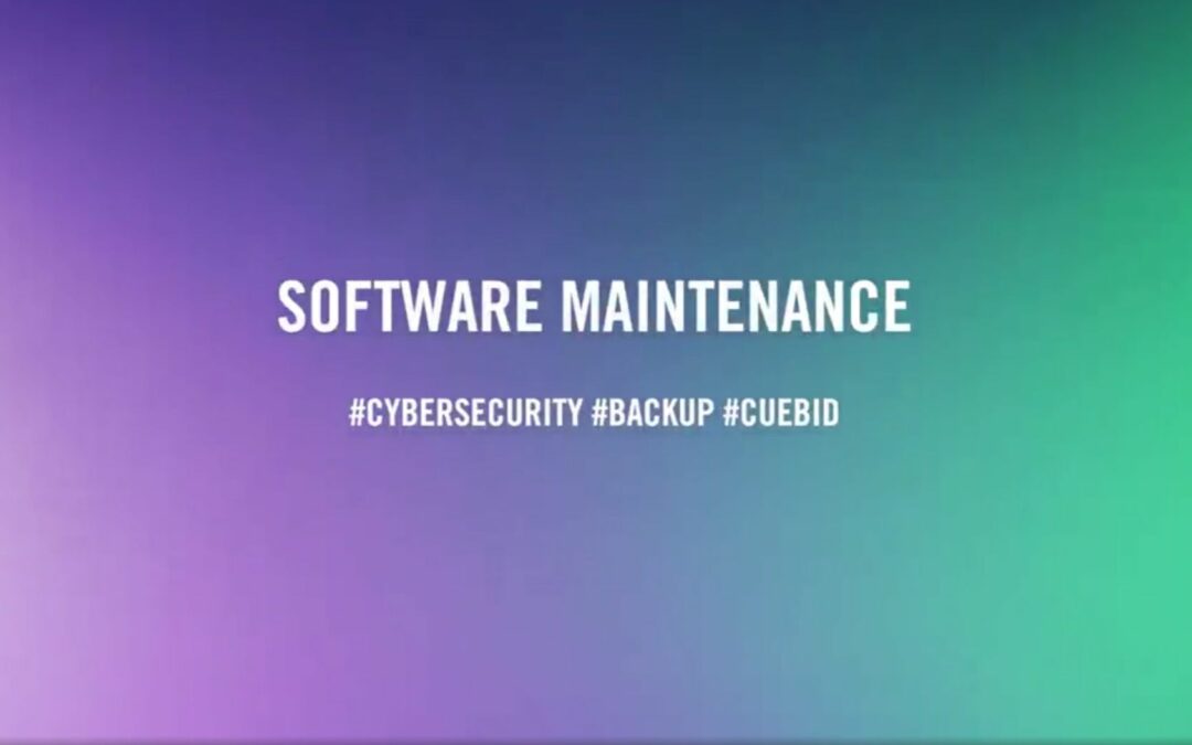 Cuebid förklarar begreppet Software Maintenance