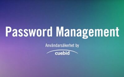 Användarsäkerhet by Cuebid – Password Management